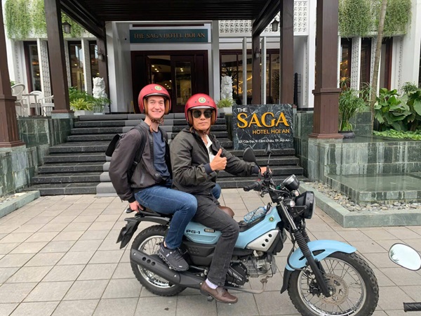 Riding Scooter in Vietnam
