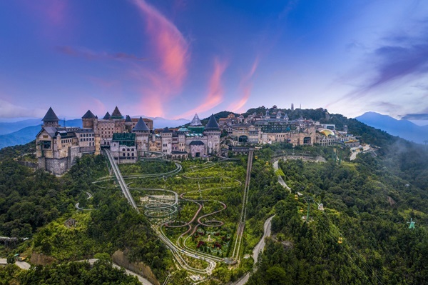 Route from Hoi An to Ba Na Hills