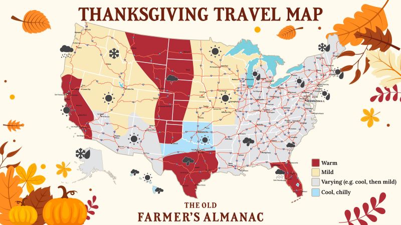 Thanksgiving travel US Canada